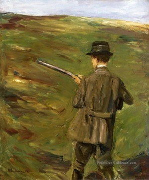 un chasseur dans les dunes 1914 Max Liebermann impressionnisme allemand Peinture à l'huile
